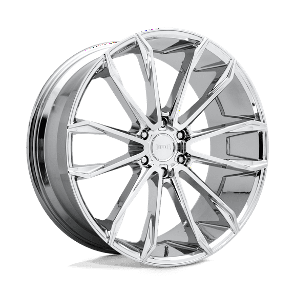 DUB 1PC Aluminum Rim S251 CLOUT 24X10in Chrome Plated Finish, S251240089+30