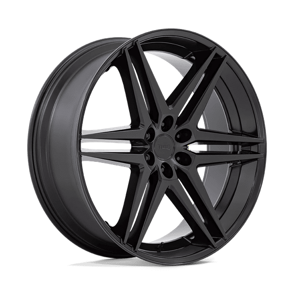 DUB 1PC Aluminum Rim S269 DIRTY DOG 24X10in All Matte Black Finish, S269240084+25