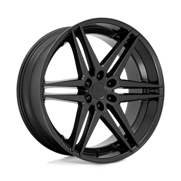 DUB 1PC Aluminum Rim S269 DIRTY DOG 24X10in All Matte Black Finish, S269240089+30