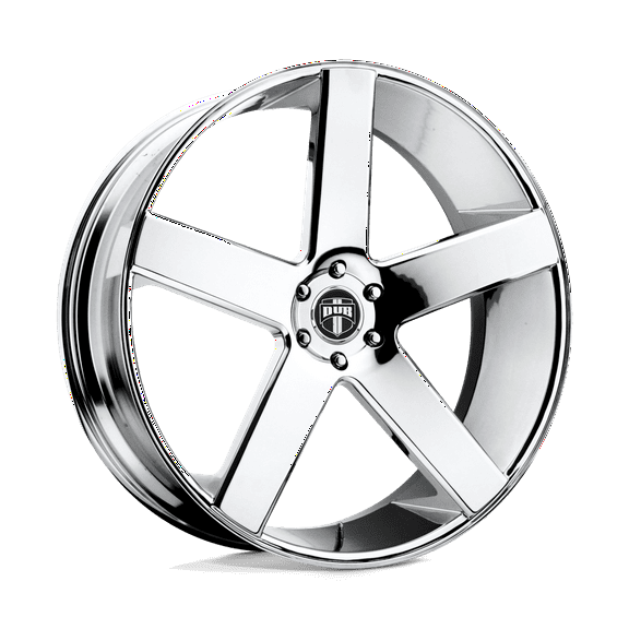 DUB 1PC Cast Aluminum Rim S115 22X8.5 5X4.5 CHR-PLATED 38MM, S115228565+38