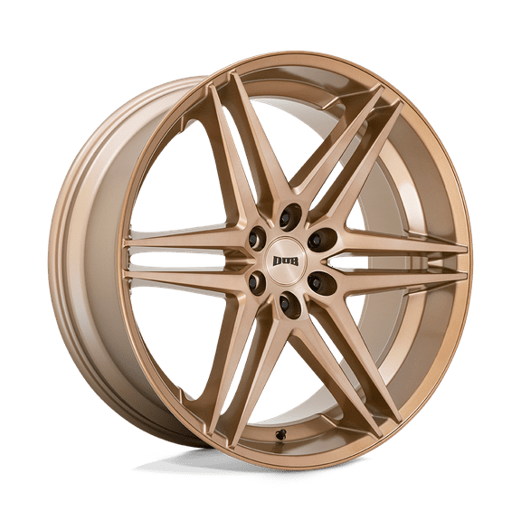 DUB 1PC Cast Aluminum Rim S266 24X10 6X135 BRONZE 30MM, S266240089+30