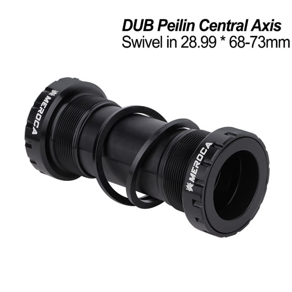 For DUB Threaded Bottom Bracket for BSA 68-73mm Frames, 28.99mm Inner Diameter Aluminum Alloy CNC Bicycle Component with Sealed Bearings for Road and Mountain Bike Cranksets