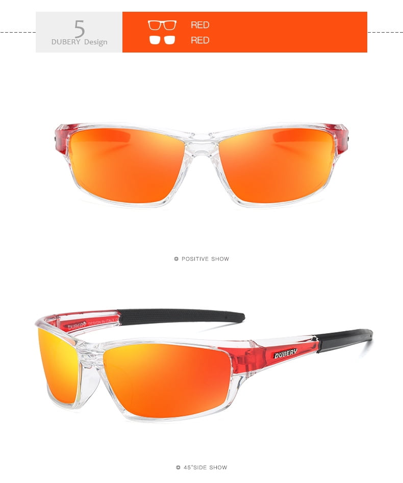 DUBERY Polarized Night Vision Sunglasses Men Wome Sports  display picture 2