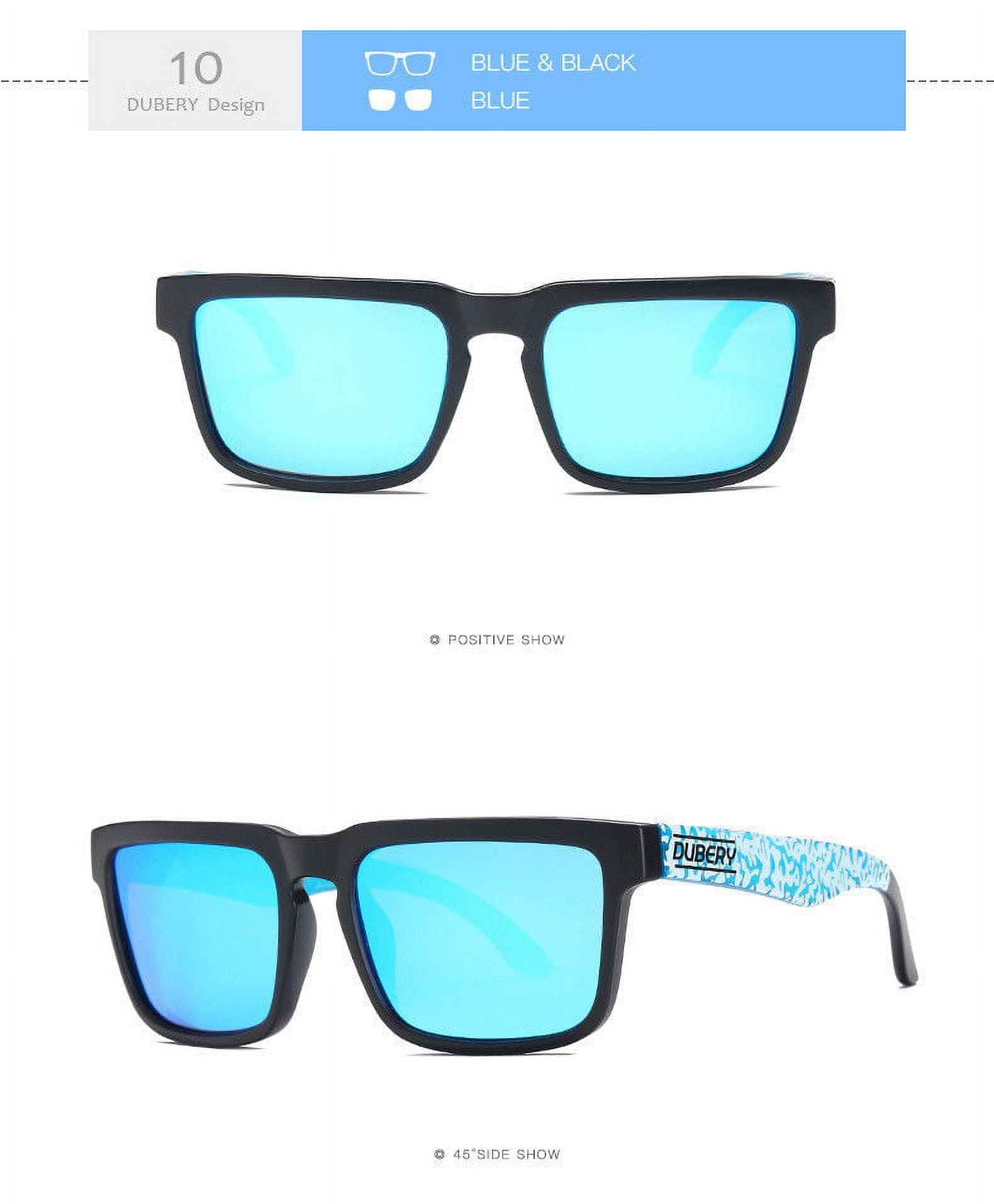 DUBERY Polarized Sunglasses Men Sports Running Fishing Golfing Driving Glasses