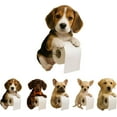 thumbnail image 1 of DUBF Dog Paper Towel Holder - Cute Puppy Wall Mounted Toilet Roll Dispenser - Pet Theme Bathroom Tissue Storage for Home RV Dorm Kitchen for Dog Lovers, 1 of 4
