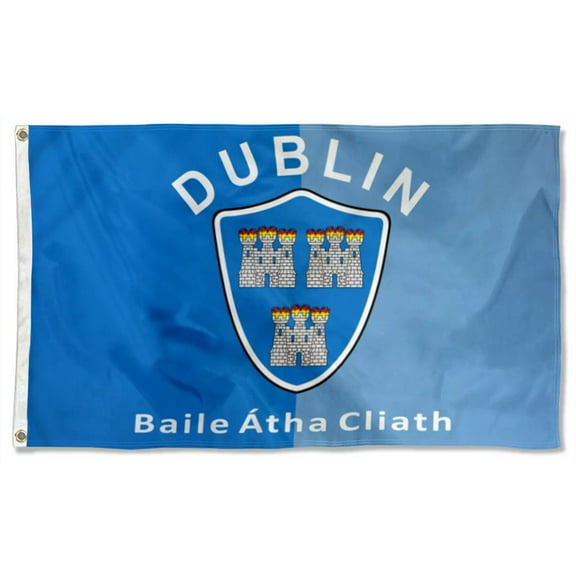 DUBLIN IRELAND COUNTY Flags Polyester 3x5 FT banner