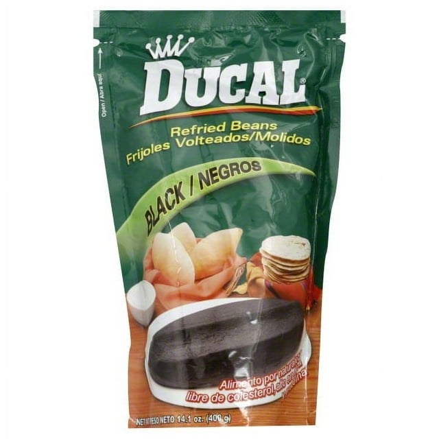 DUCAL Refried Beans Black 14.1 oz