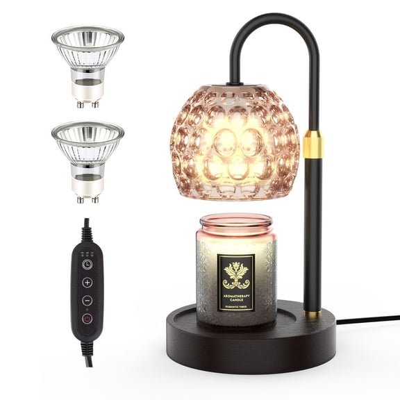 DUCHIFAD Electric Dimmable Candle Lamp Warmer with Timer, Home Decor Valentines Day Birthday Gifts for Mom Women