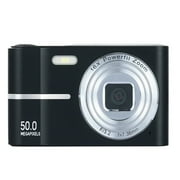 DUCLUS Cameras Black CCD HD 4K Pixel Digital Camera Student Starter Mini Card Camera Home Shooting