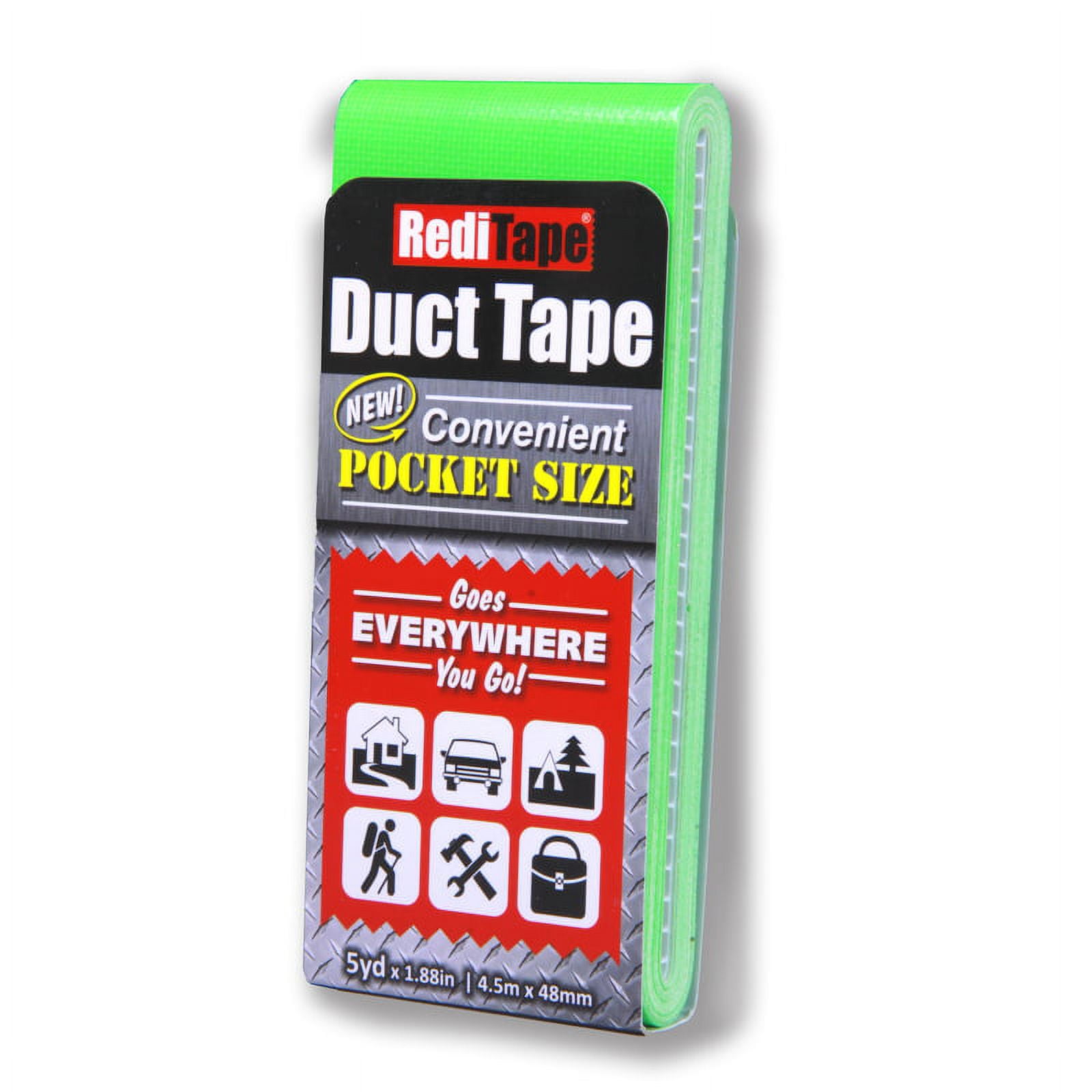 DUCT TAPE PCKT LMGRN 5YD (Pack of 10)