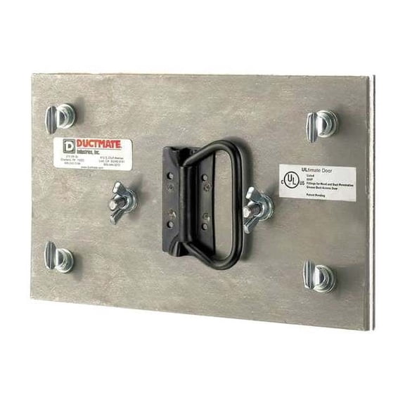 DUCTMATE GRD128ULBI Access Door,14 In. W,10 In. H,Uncoated