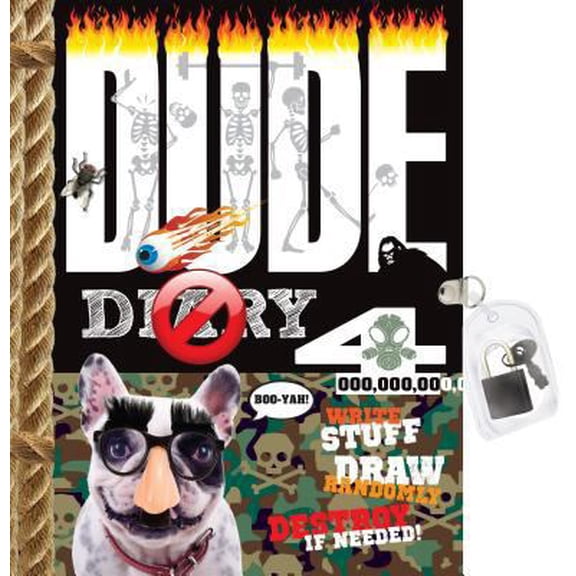 Pre-Owned Dude Diary 4 [With Lock] (Paperback) 1892951657 9781892951656