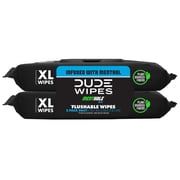DUDE Wipes MentHOLE Mild Scented Adult Flushable Wet Wipes, Extra Large, 96 Count