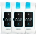 thumbnail image 1 of DUDE Wipes Shower Wipes, XL Body Wet Wipes, Unscented, 8 Count, 3 Pack, 1 of 5
