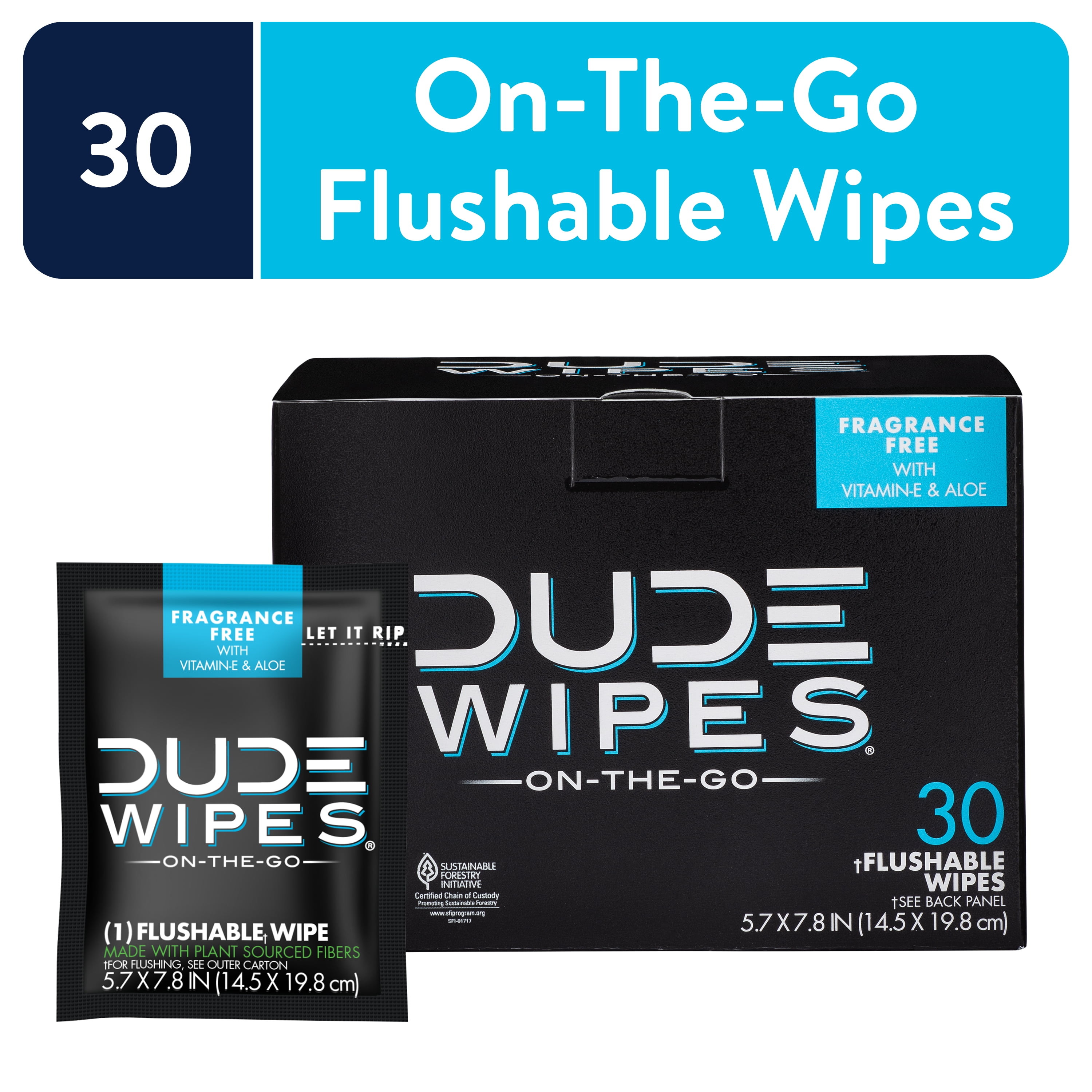 Dude Wipes Fragrance-free Flushable Wipes : Target