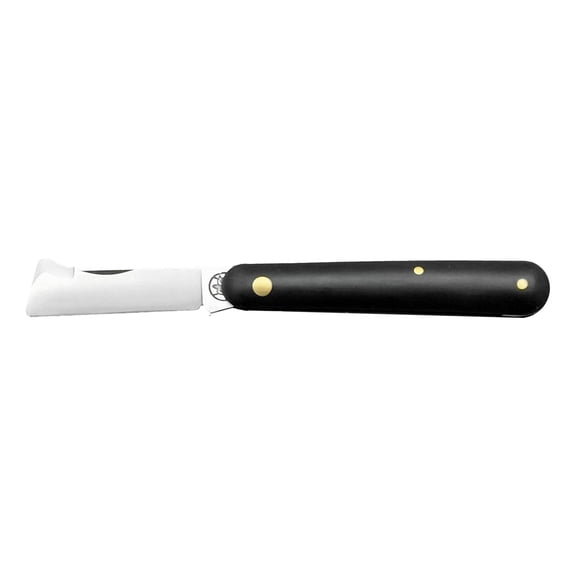 DUE BUOI 202 SU.SI. Professional Agriculture Pruning Grafting Knife for Budding Trimming Böhler K720 Carbon Steel Blade (Professional NOT an EDC Knife)