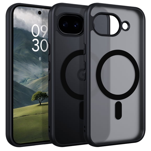 DUEDUE Google Pixel 10A Case Translucent Matte Slim Shockproof Protective Phone Case for Google Pixel 10A 6.3", Black