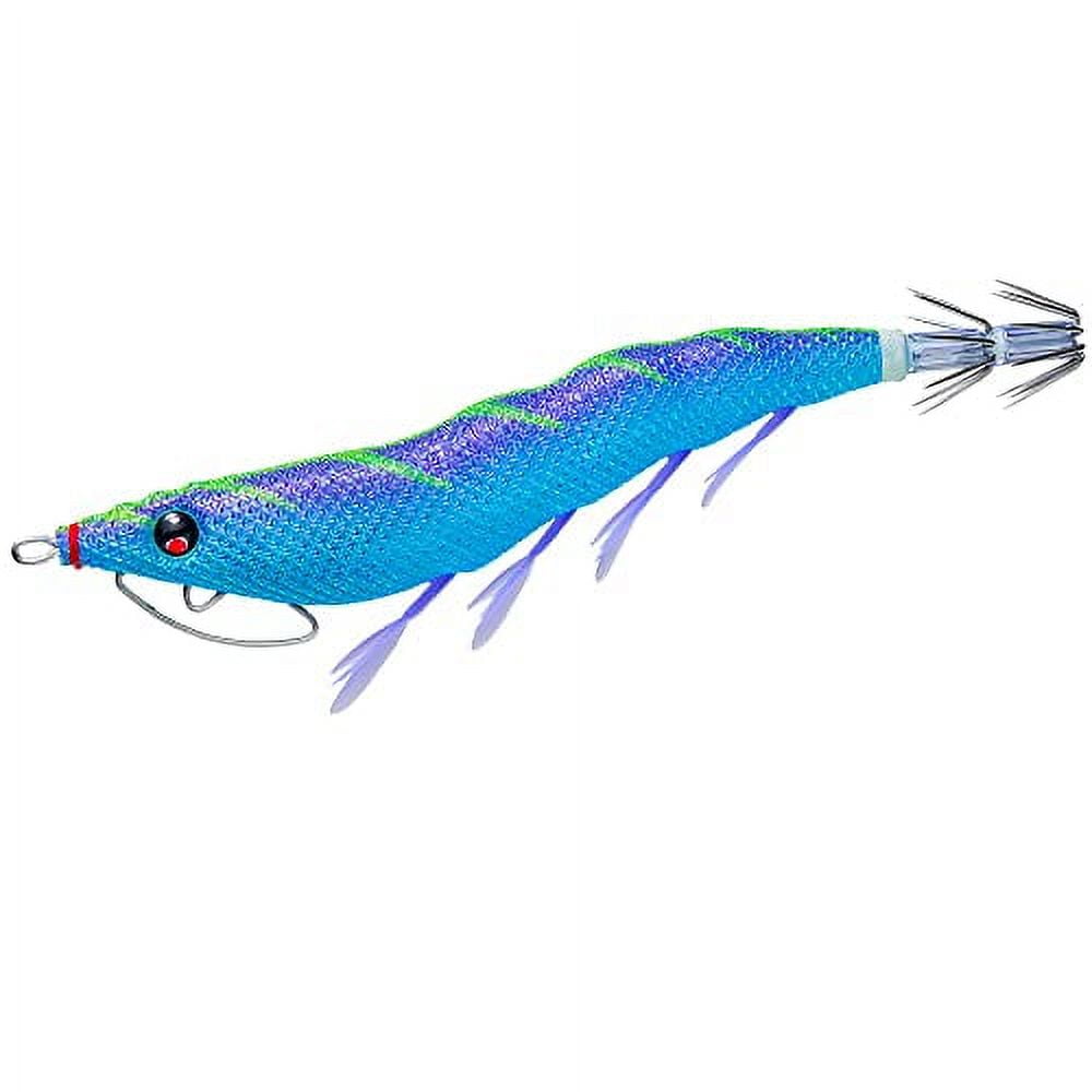 DUEL EZ-Q Casting Lure, No.3.5, Weight: 17g Blue Luminous Blue Purple  A1749-BLBP 【Eging Fishing tackle Fishing tool Fishing tackle Bait wood Egi  Sparkling Bluefin Squid 】 