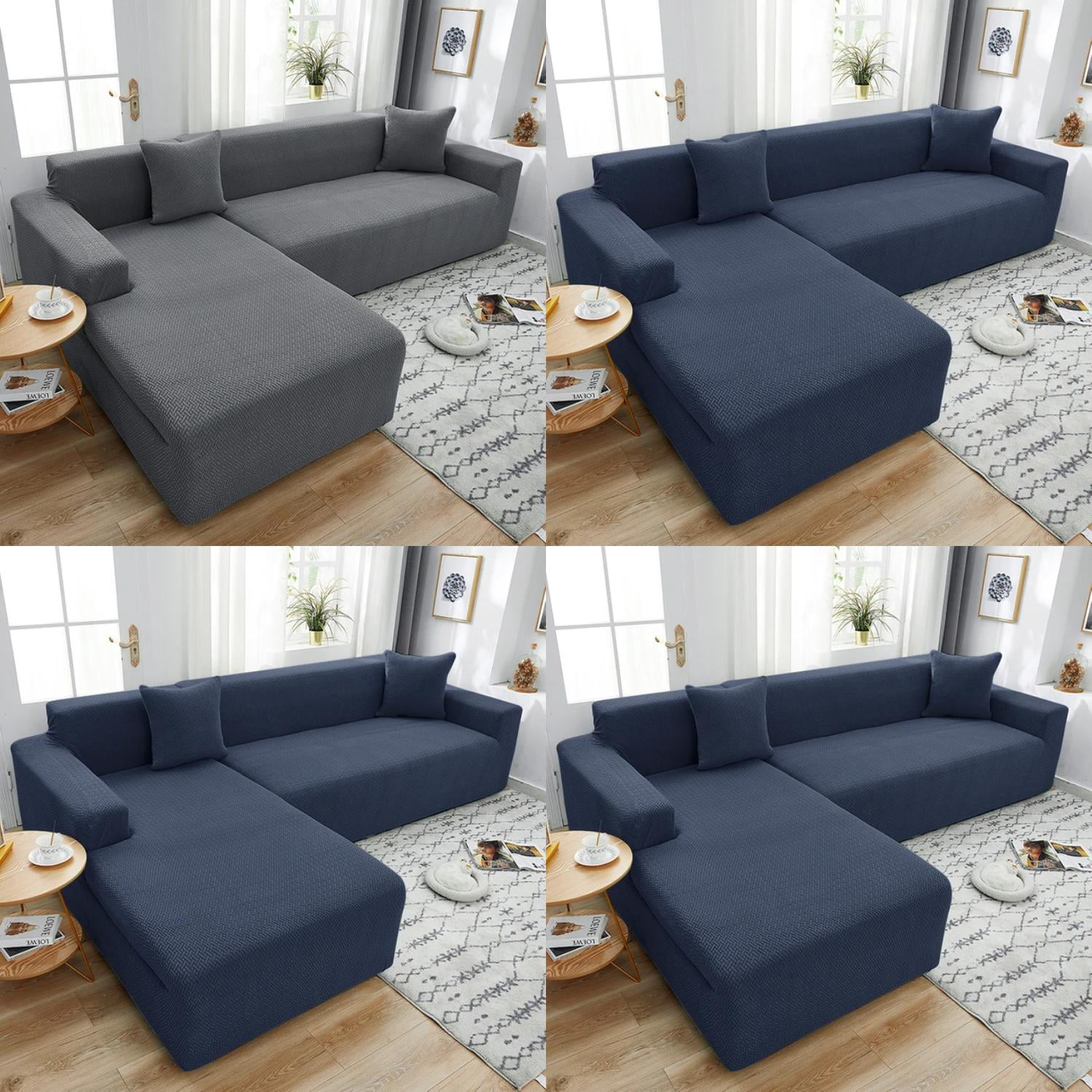 DUFDERIA Elegant and Durable 2024 Jacquard Thick Elastic Sofa ...