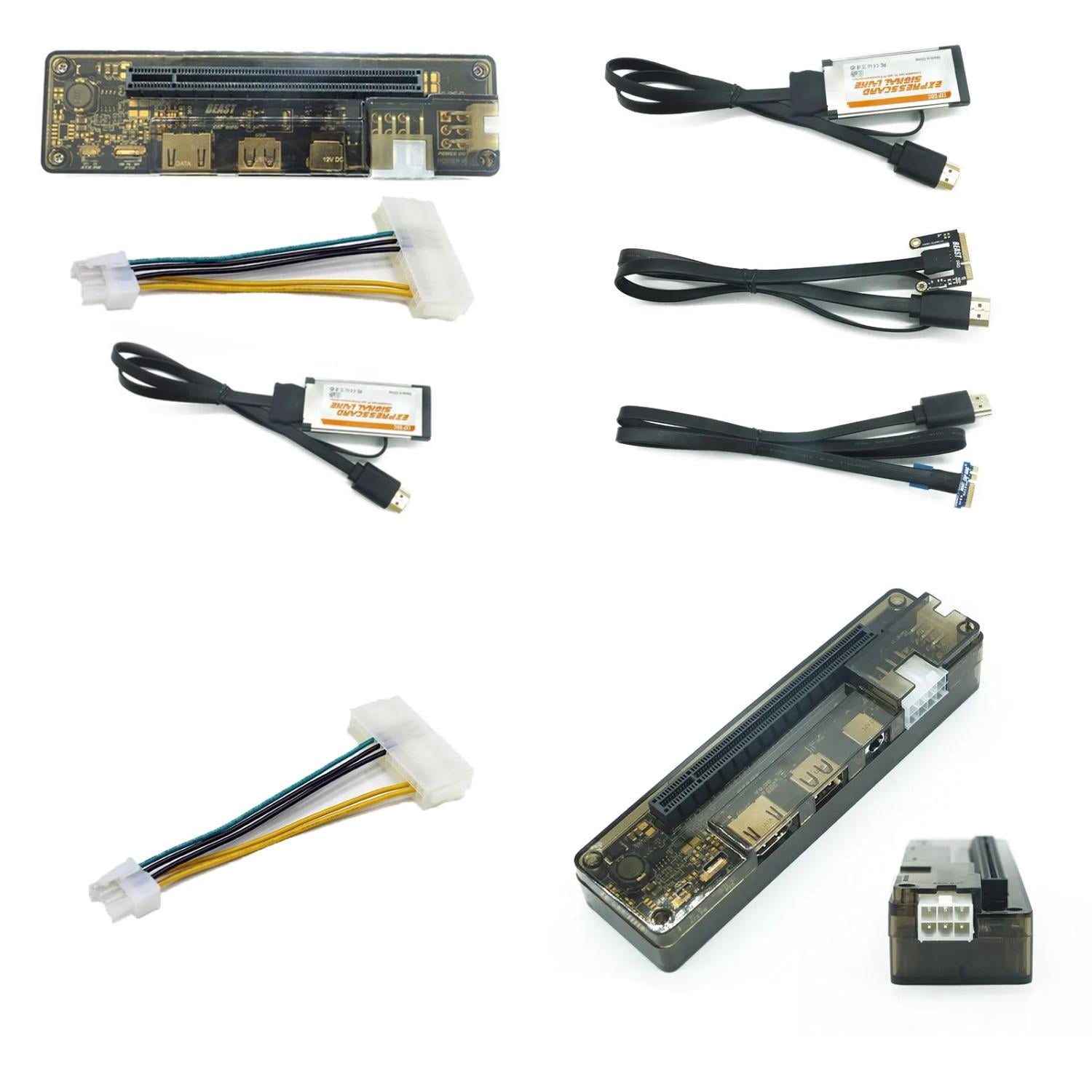DUFDERIA PCI-E EXP GDC External Laptop Video Card Dock Graphics Card Laptop Docking Station ( Mini PCI-E / NGFF / Expresscard interface)