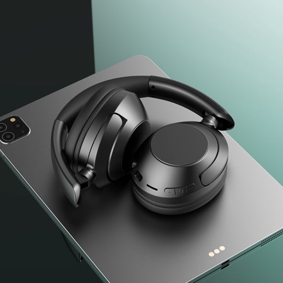 DUHKP Bluetooth 5.3 Over-Ear Headphones, 40mm Dynamic Drivers, 3-Mode Play, Foldable 25 Hour Battery Low Latency Gaming Headset
