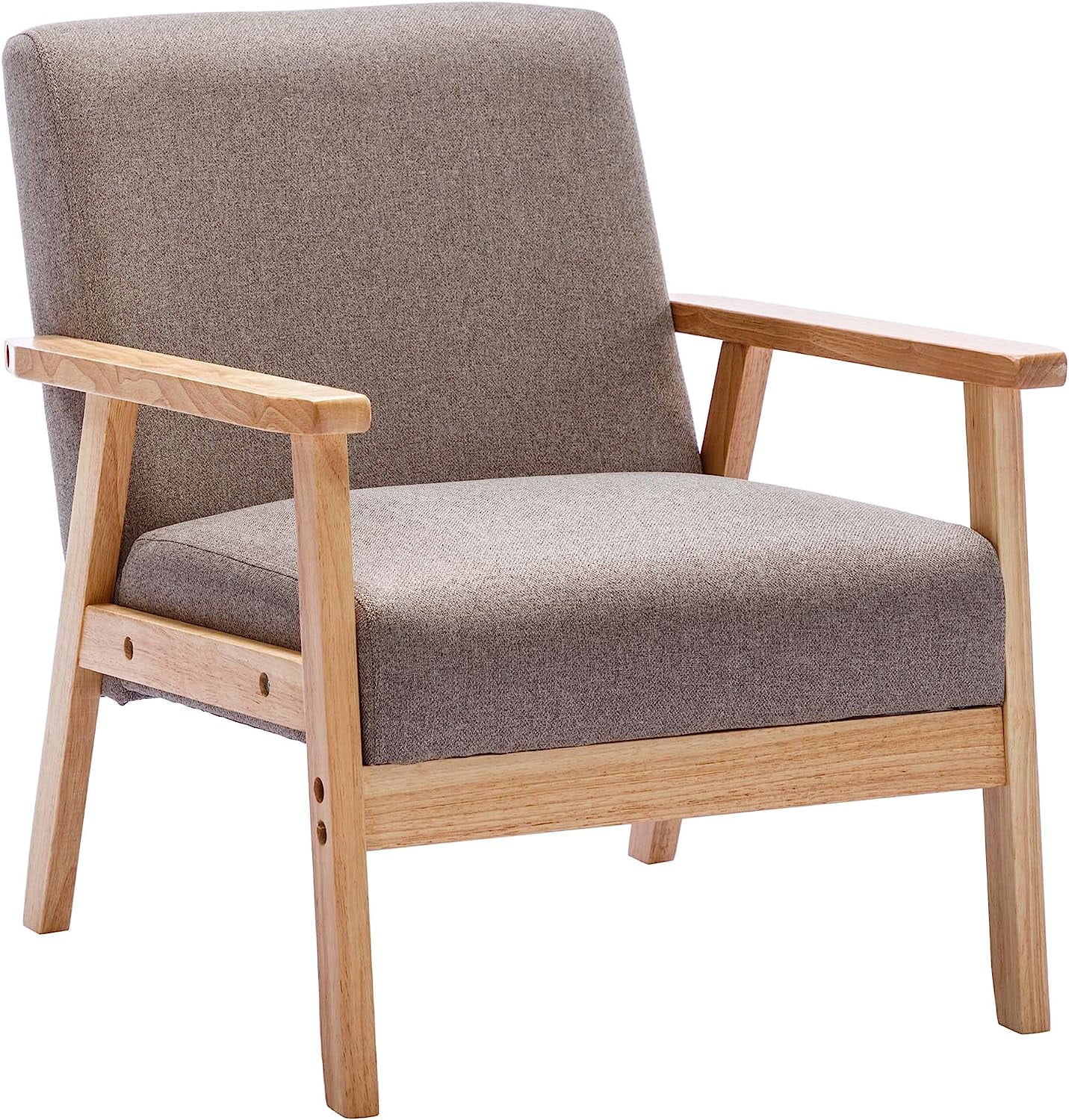 DUHOME Accent Chair,Arm Chairs for Living Room,Mid Century Modern Chair ...
