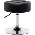 thumbnail image 1 of DUHOME PU Leather Vanity Stool Makeup Stool Vanity Chair Height Adjustable Swivel Stool Round Ottoman Black, 1 of 8