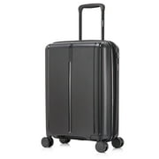 DUKAP AIRLEY 20" Lightweight Hardside Carry-On Luggage with Spinner Wheels, Handle and Trolley, Black