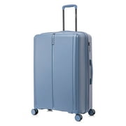DUKAP AIRLEY 28" Lightweight Hardside Checked Luggage with Spinner Wheels, Handle and Trolley, Blue