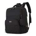 thumbnail image 1 of DUKAP BABY-Pro Expandable Diaper Backpack – Black, 1 of 6