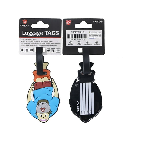 DUKAP Bungee Jump Luggage Tag Identifier