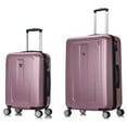 thumbnail image 1 of DUKAP Crypto 2-Piece Hardside Luggage Sets with Spinner Wheels, Handle and Trolley, (20"/28"), Rose Gold, 1 of 9