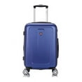 thumbnail image 1 of DUKAP Crypto 20" Hardside Lightweight Luggage with Spinner Wheels, Handle and Trolley, Blue, 1 of 12