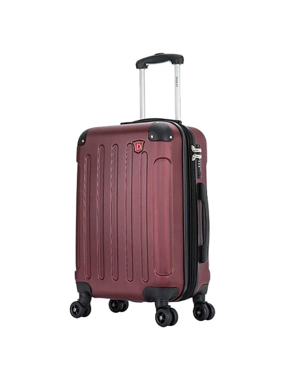INTELY Plastic 4-Wheel Spinner Luggage Wine (DKINT00S-WIN)