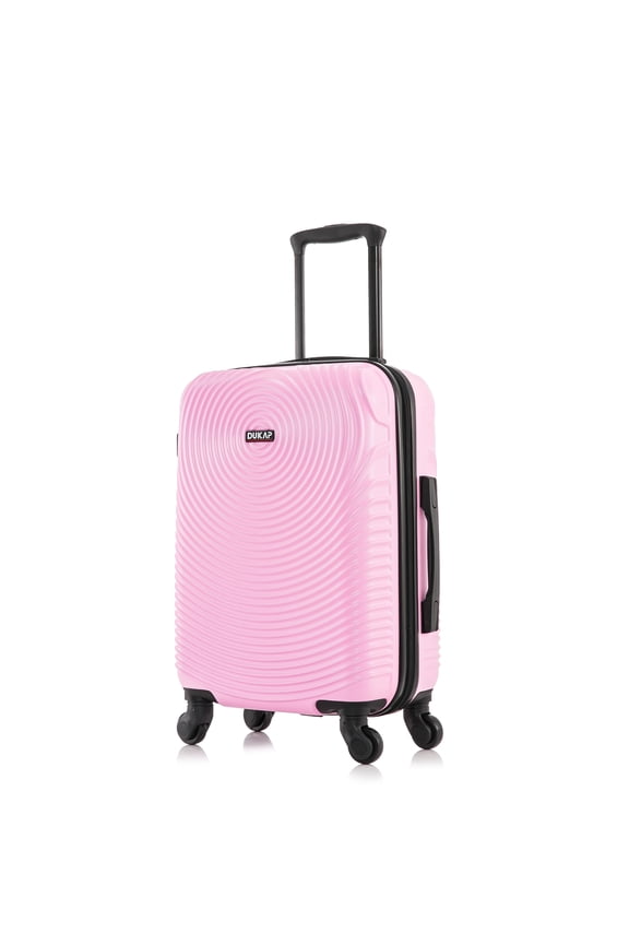 Inception 20" Hardside Lightweight Luggage with Spinner Wheels, Handle and Trolley, Pink