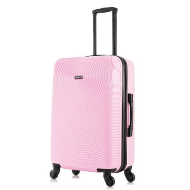 DUKAP Inception 24" Hardside Lightweight Luggage with Spinner Wheels, Handle and Trolley, Pink