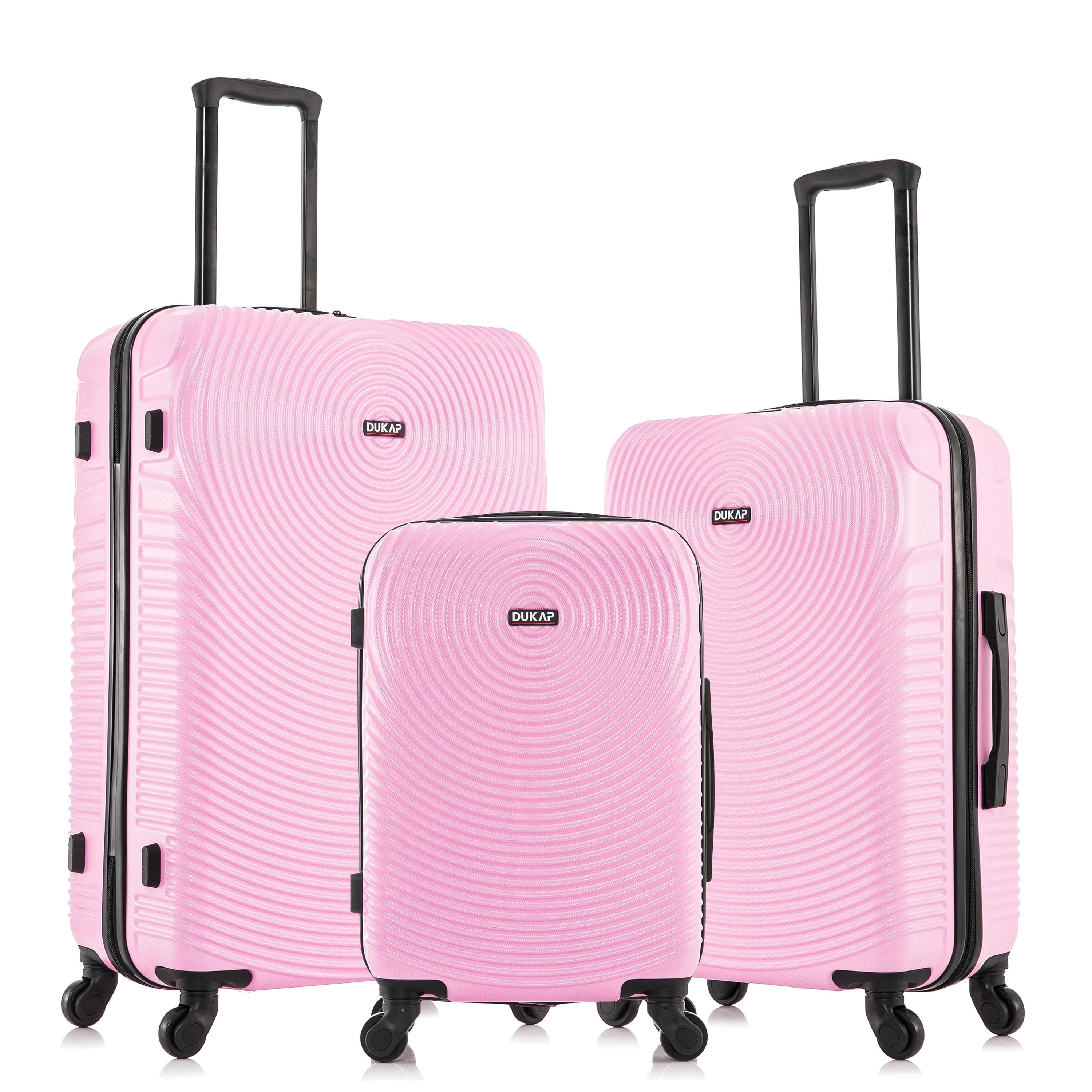 DUKAP Inception Lightweight Hardside Spinner 3 Piece Luggage set 20