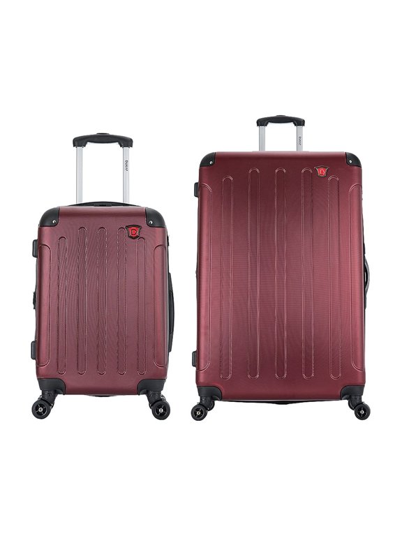 Intely 2-Piece Plastic Luggage Set Wine (DKINT0SM-WIN)