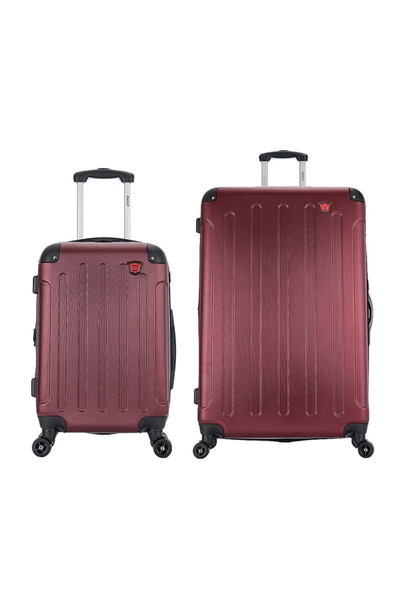 Intely 2-Piece Plastic Luggage Set Wine (DKINT0SM-WIN)