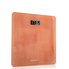 DUKAP LIFE Digital Bathroom Body Weight Scale - Rose Gold Design