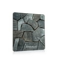 thumbnail image 1 of DUKAP LIFE Unique Digital Bathroom Body Weight Scale with Hidden LED Screen Display - Stone Design, 1 of 6