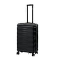 thumbnail image 1 of DUKAP RAV 24" Hardside Luggage with Spinner Wheels, Handle and Trolley, Black, 1 of 7