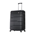 thumbnail image 1 of DUKAP RODEZ Plastic 4-Wheel Spinner Luggage Black (DKROD00L-BLK), 1 of 2