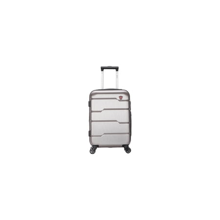 DUKAP RODEZ Plastic Carry-On Luggage Silver (DKROD00S-COA)