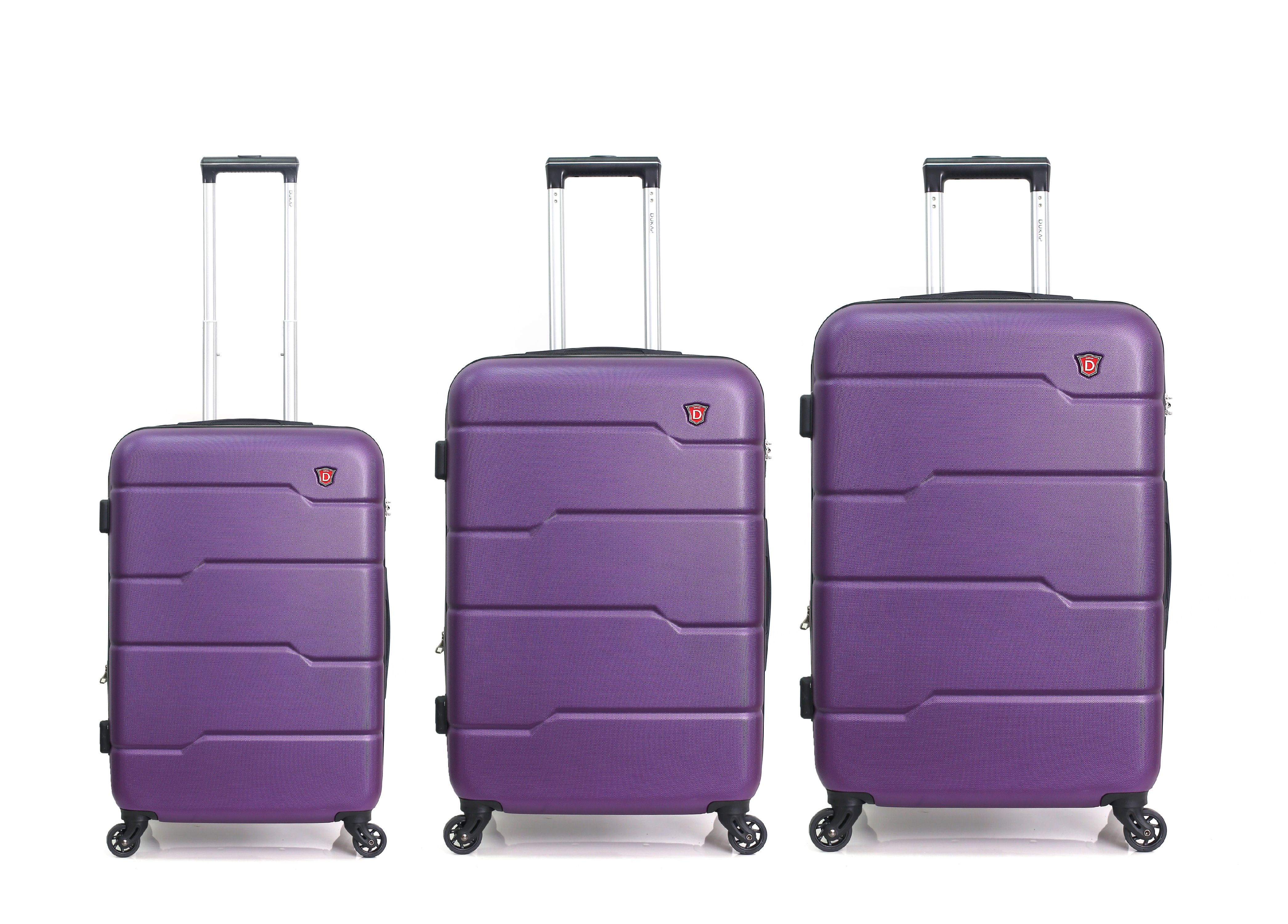 DUKAP Rodez 3Piece 20"/24"/28" Lightweight Hardside Set Luggage