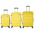 DUKAP Rodez 3Piece 20"/24"/28" Lightweight Hardside Set Luggage