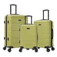 thumbnail image 1 of DUKAP SENSE 3-Piece Hardside Luggage Sets with Spinner Wheels, Handle and Trolley, (20"/24"/28"), Green, 1 of 11