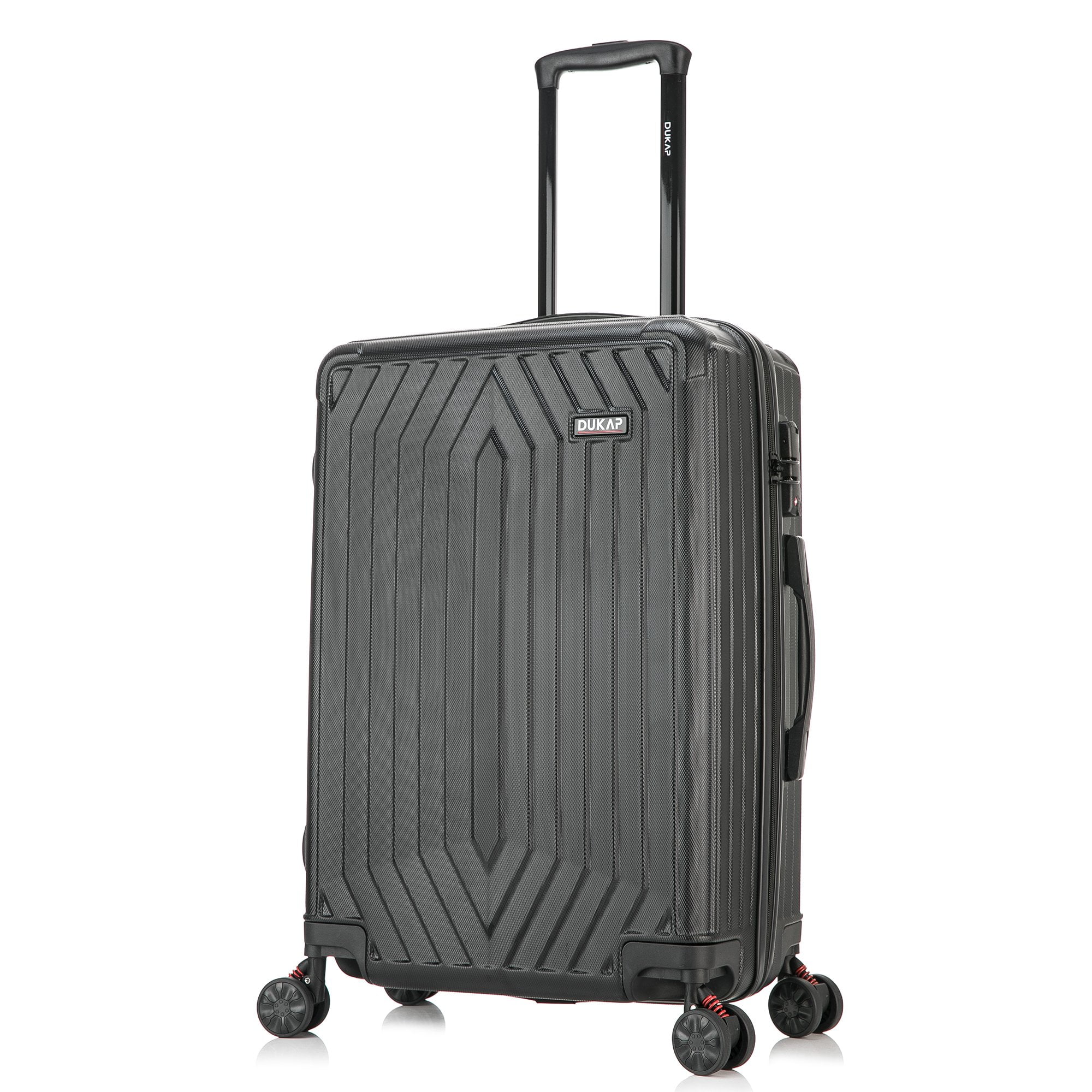 DUKAP STRATOS lightweight hardside spinner 24 inch Black