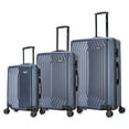 thumbnail image 1 of DUKAP Stratos 3-Piece Hardside Lightweight Luggage Sets with Wheels, Handle, Trolley, (20"/24"/28"), Blue, 1 of 12
