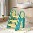 thumbnail image 1 of DUKE BABY Kids 3-Step Learning Stool Foldable Standing Tower for Toddlers Green, 1 of 3